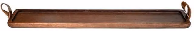 Lemon Pavilion Furniture and Decor Harvey Acacia Wood Candle Tray, Brown, W50 x D50 x H1.75 cm