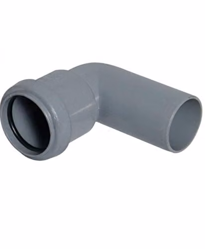 FloPlast Grey Pushfit Waste Pipe Conversion Bend 40mm