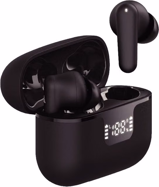 Groove Vibe Buds True Wireless Bluetooth Earphones with ANC - Black