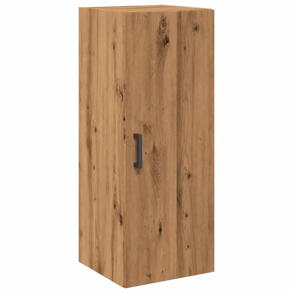 Berkfield Home Artisan Oak Wall Mounted Cabinet, Brown, W/D/H: 34.5 x 34 x 90 cm – 2