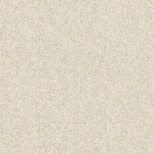 Belgravia Decor Ciara Glitter Texture Plain Vinyl Wallpaper in Cream and Beige