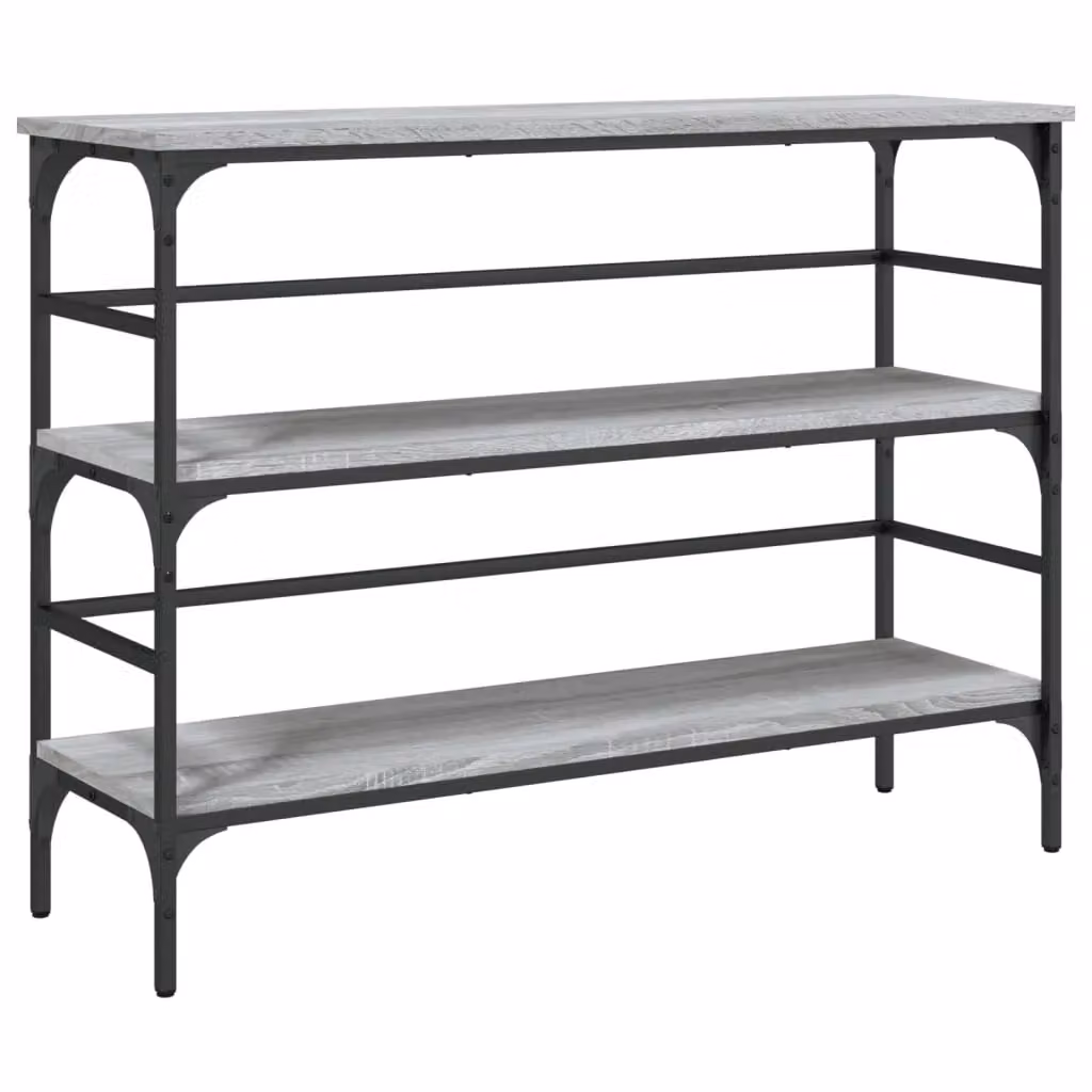 Berkfield Home Grey Sonoma Console Table, W/D/H: 100 x 32 x 75 cm – 2