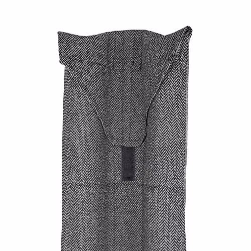 Tanness Double-Sided Foam Door Draft Excluder in Black or Grey – 7