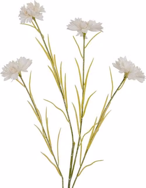 Hill Interiors Cornflower Artificial Plant in White