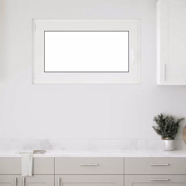 Berkfield Home RISOR Basement Tilt and Turn Window, Anthracite, W: 100 cm, H: 70 cm