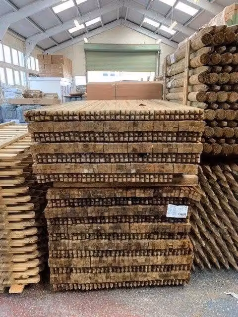 F&G Supplies 10 x Pressure Treated Square Wooden Plant Stakes, Height: 1.2 m, Width: 4.5 cm – 2