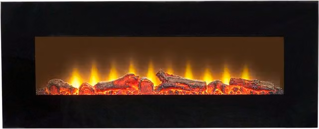 Sureflame WM-9331 Electric Wall Mounted Fire with Remote, Black – 1