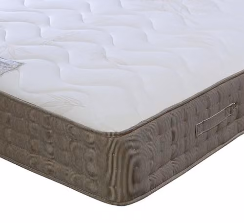 Bedmaster Bamboo Hybrid Memory Foam Mattress in Brown, W/D/H: 120 x 200 x 25 cm