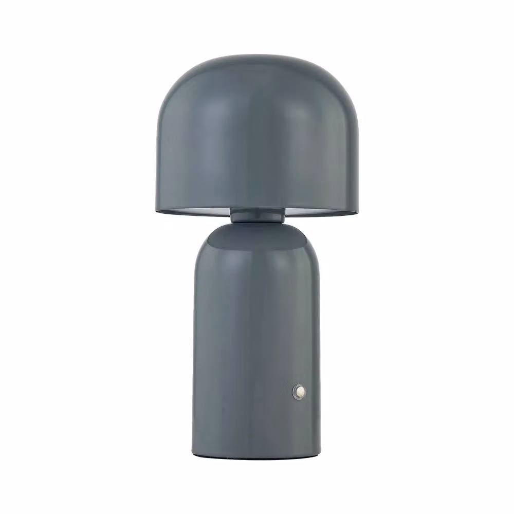 First Choice Lighting Christina Grey LED Rechargeable Touch Table Lamps Twin Pack – 2