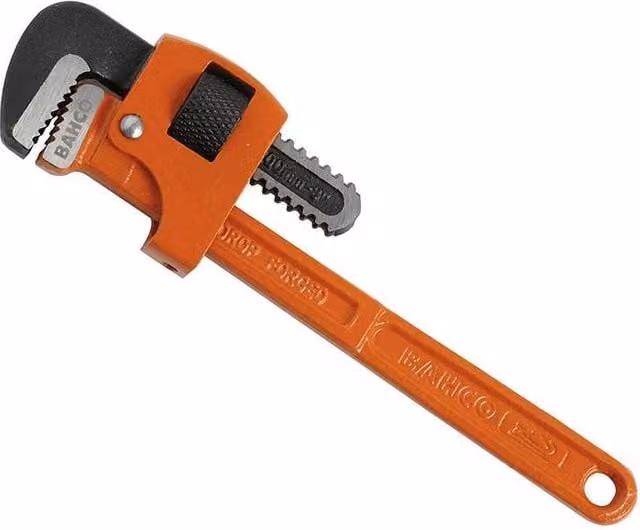 Bahco 361-14 Stillson Type Pipe Wrench, Orange, 350 mm