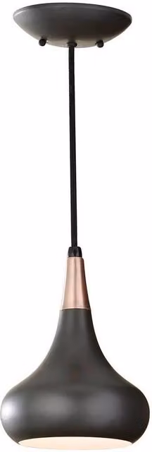 Elstead Beso Dome Ceiling Pendant Light in Bronze, Diameter: 17.9 cm