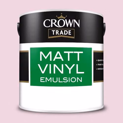 Crown Trade Matt Vinyl Dispersion Paint in Fairy Dust Multicolour, 2.5 l – 2