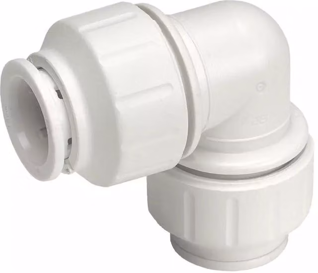 John Guest 15mm Elbow PEM0315W White (Pack of 2)