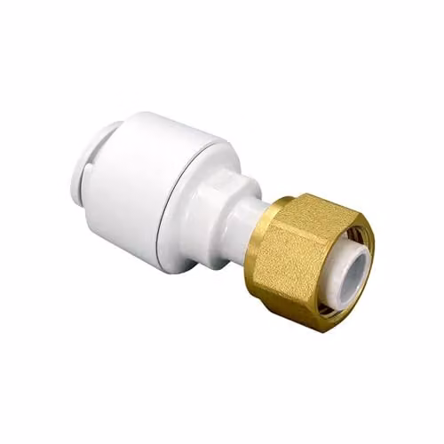 FloPlast FloFit+ 15mm 1/2" Tap Connector, Multicolour