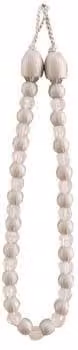 Alan Symonds Earle Luxury Living Beaded Rope Curtain Tie Back Pair in Silver – 1