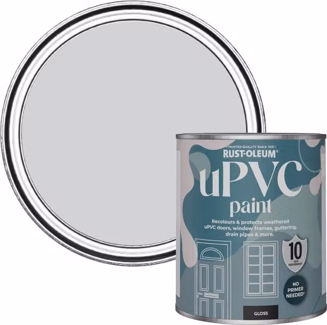 Rust-Oleum Gloss UPVC Paint in Purple, 0.75 l