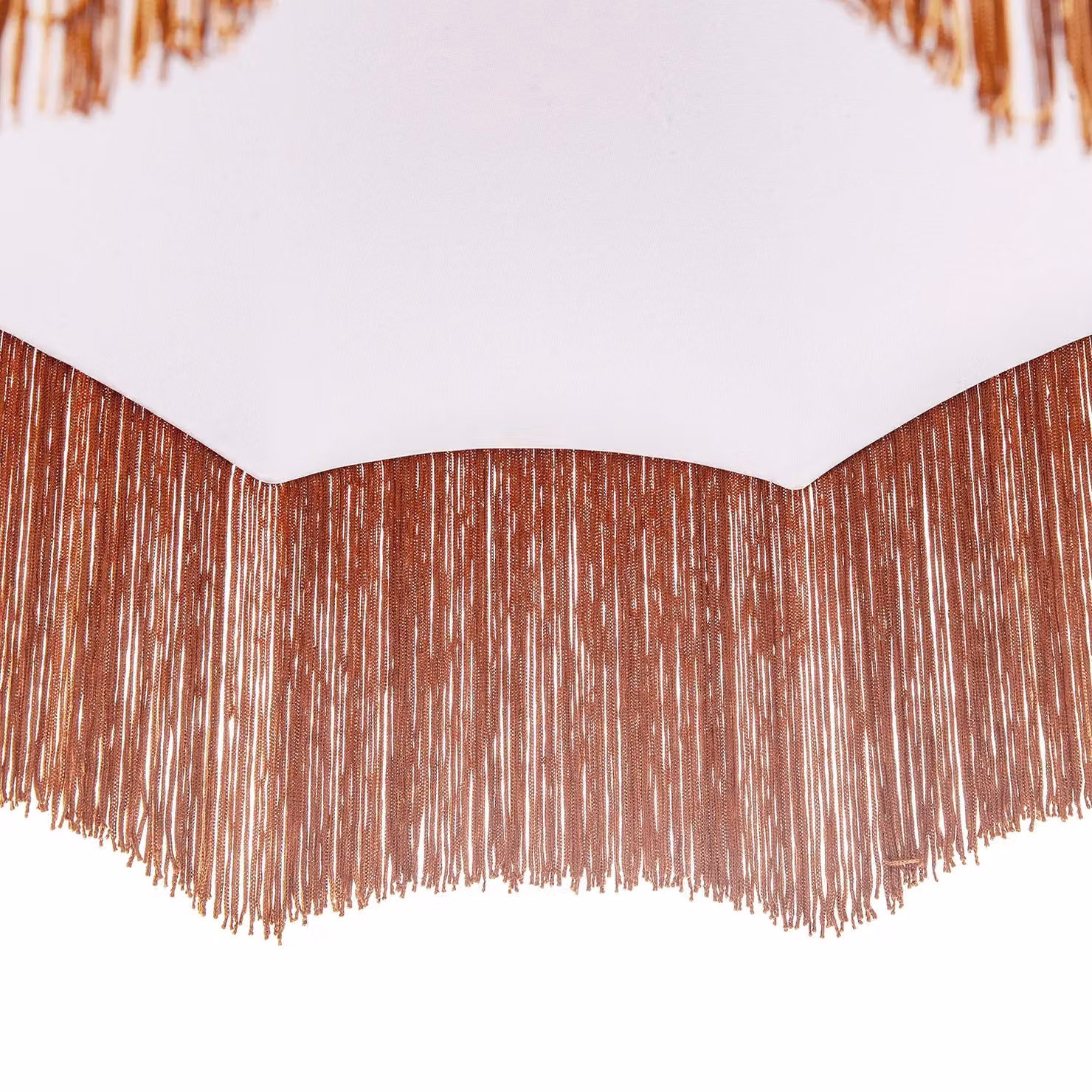Happy Homewares Traditional Victorian Empire Soft Velvet Lamp Shade with Tassels in Mustard Yellow, Diameter: 40.64 cm – 2