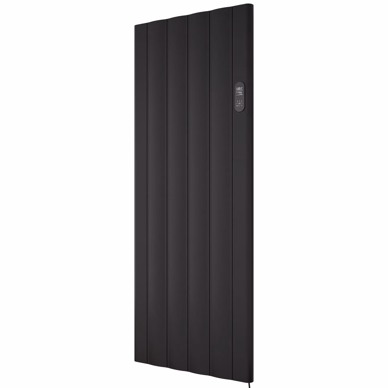 Agadon Cologne Electric Aluminium Designer Radiator in Black, W: 1600 mm, H: 610 mm – 2