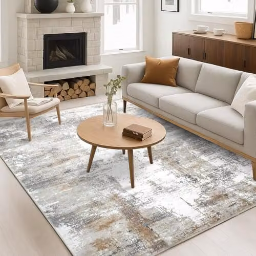 MARLOW Modern Abstract Area Rug, Multicolour, W/D: 160 x 230 cm