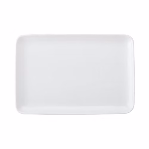 Mikasa Chalk White Porcelain Serving Platter, W: 26.5 cm, D: 18 cm – 1