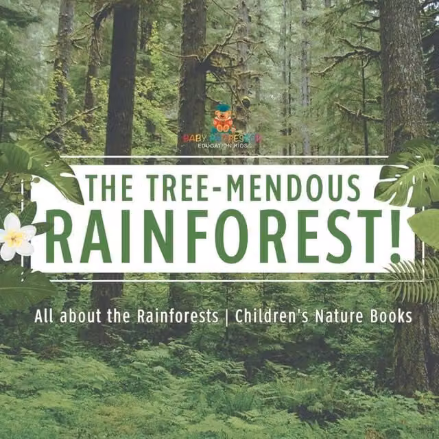 Baby Professor The Tree-Mendous Rainforest Children's Book in Multicolour