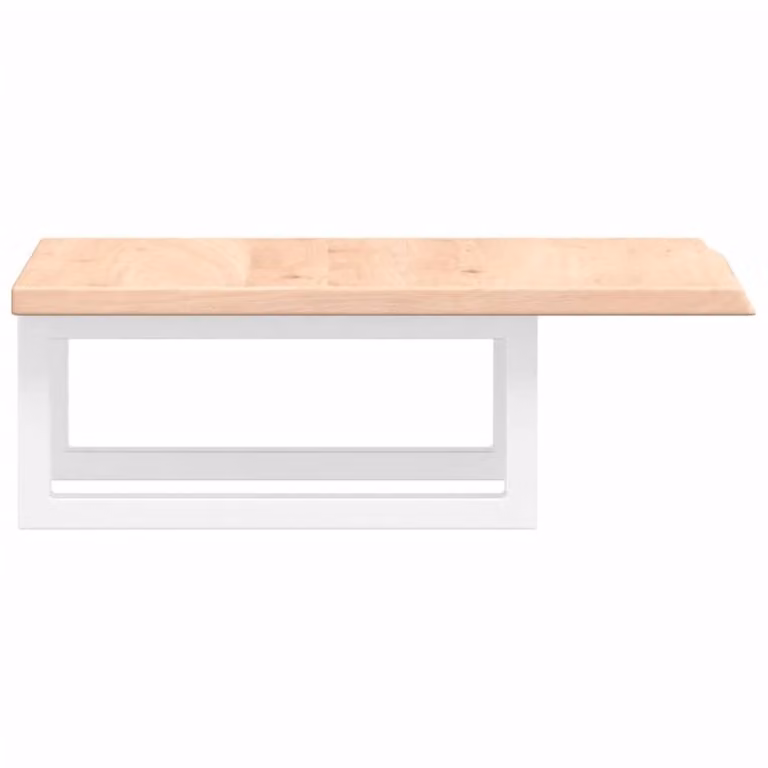 Berkfield Home Wall Mounted Basin Shelf in Brown Oak and Steel