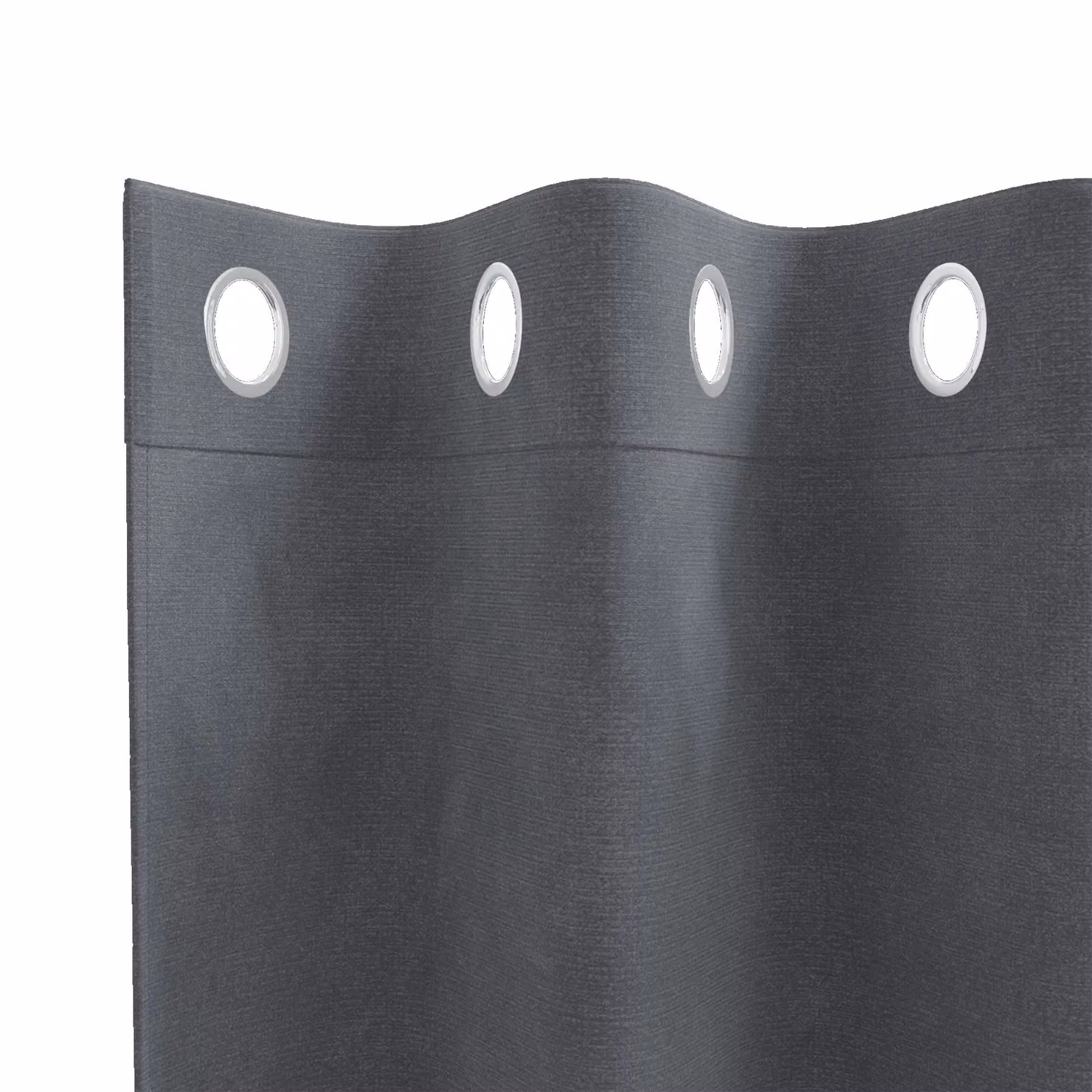 Berkfield Home Blackout Velvet Eyelet Curtains, 2 Pack, Super Light Grey – 3