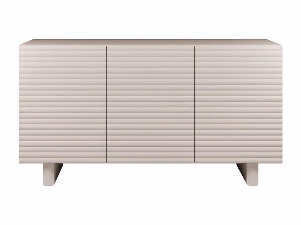 Vente-unique Ludima Modern 3-Door MDF Sideboard in Beige – 2