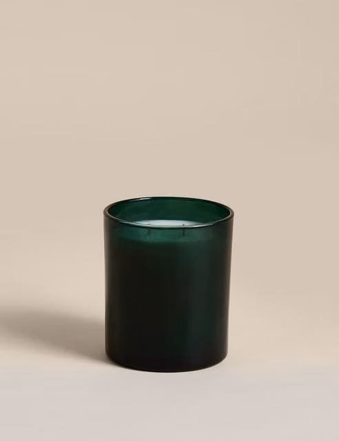 M&S Yuletide Pine and Spice Scented Candle, Green, 40 g