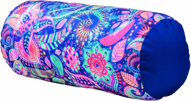 Gardenista Delhi Outdoor Floral Scatter Cushion in Beige and Multicolour, W/D/H: 20 x 20 x 20 cm
