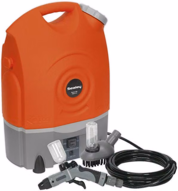 Loops 17L Rechargeable Cordless Pressure Washer with 6m Hose and Variable Nozzle in Multicolour – 1