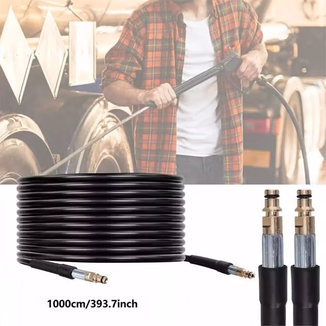 Nordara 10m Extension Hose for Karcher K2 K3 K4 K5 K7 High Pressure Washers, Black – 1