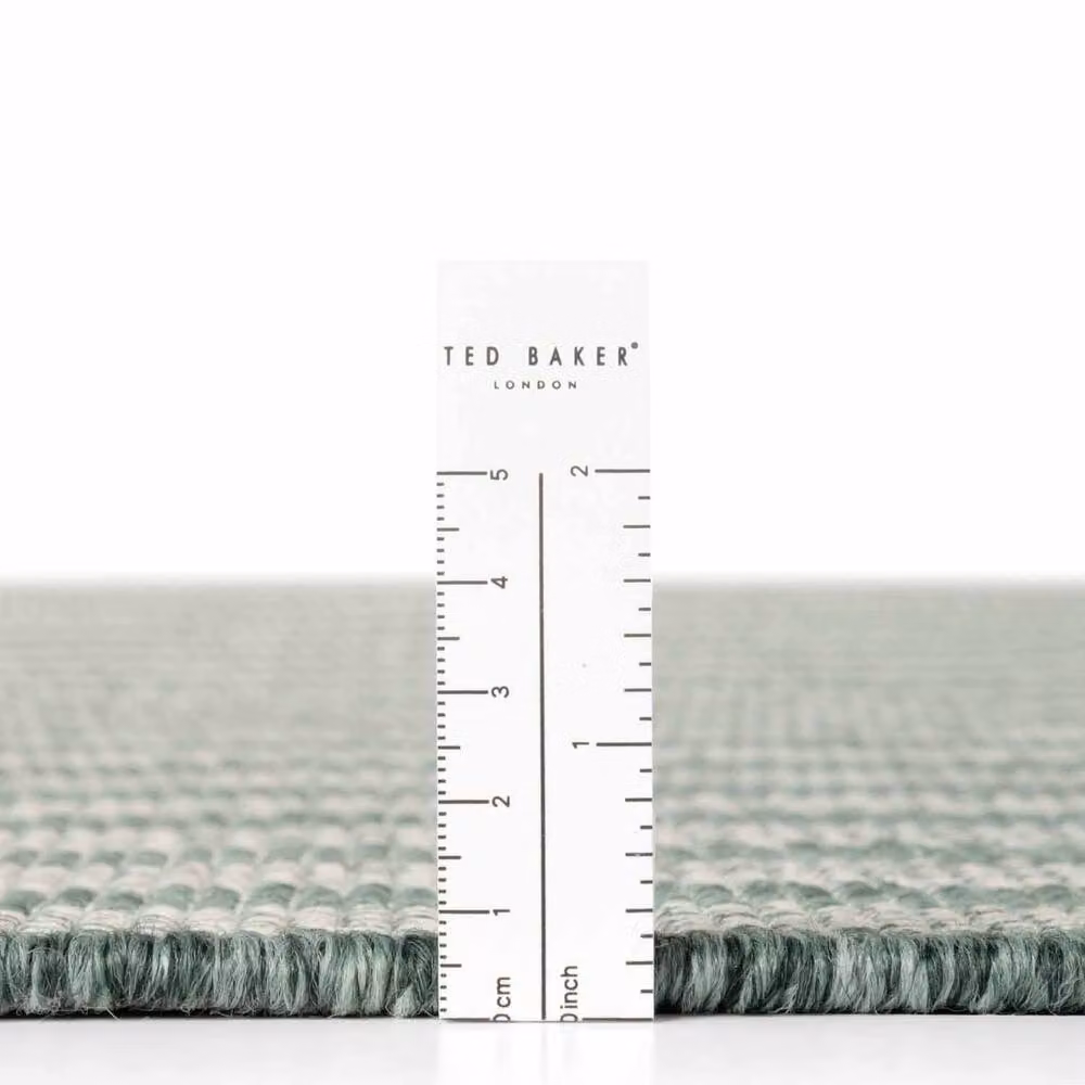 Ted Baker Linley Striped Flatweave Indoor Outdoor Rug in Green, W: 120 cm, L: 170 cm – 4