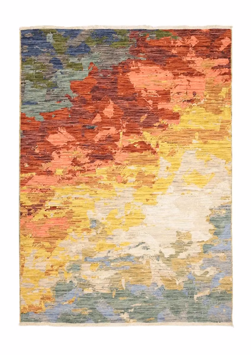 The Rug Shop UK Multi Modern Abstract Easy To Clean Area Rug, Multicolour, W: 200 cm, D: 280 cm – 4