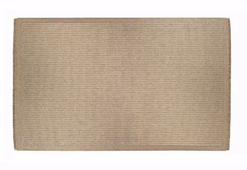 Arthouse Jute Effect Flat Weave Polypropylene Rug in Beige, W: 160 cm, D: 230 cm