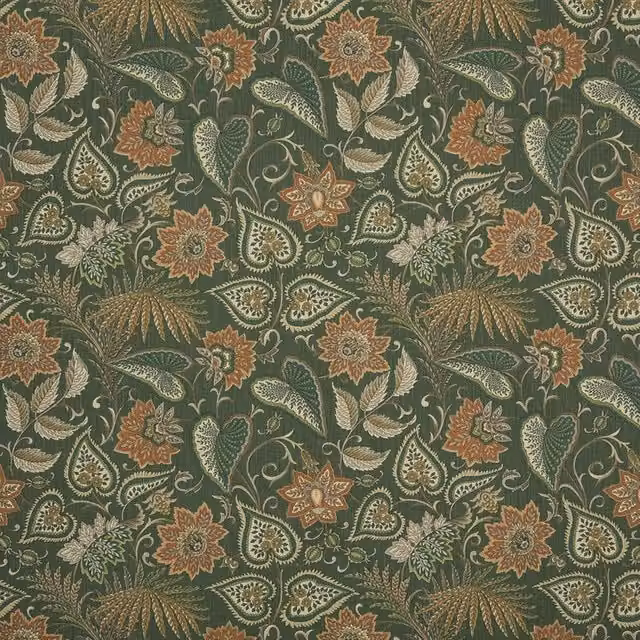 iLiv Silk Road Fabric in Spruce Green