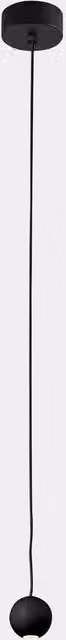 Netlighting Punto Slim Black LED Pendant Ceiling Light, 6.5W, 3000K Warm White – 1
