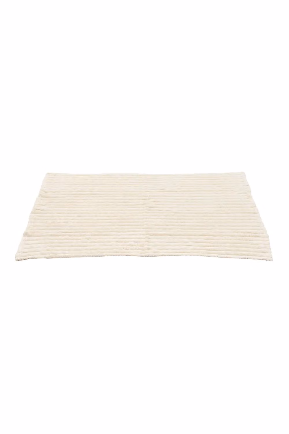 Living and Home Reversible Fluffy Striped Throw Blanket in Beige – 3