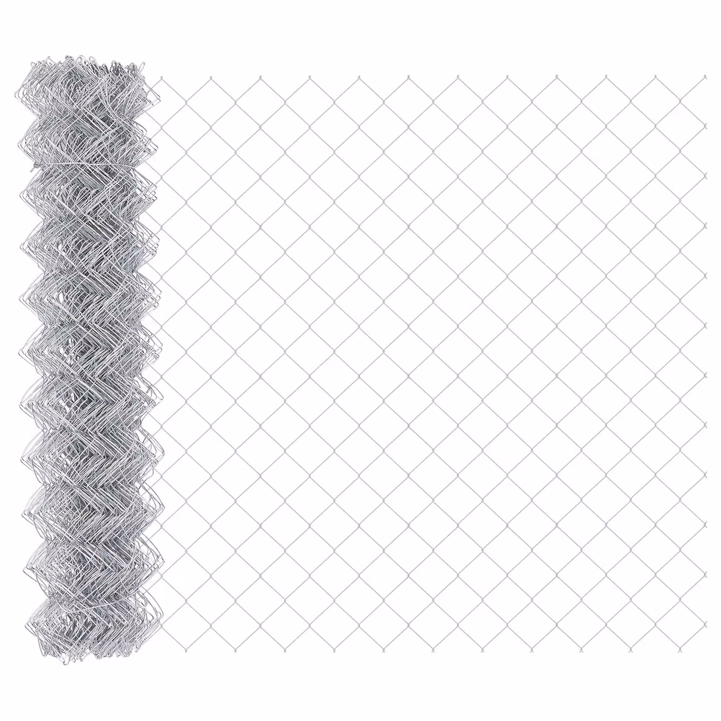 Berkfield Home Galvanised Steel Chain Link Fence, Silver, 1 x 10 m – 2