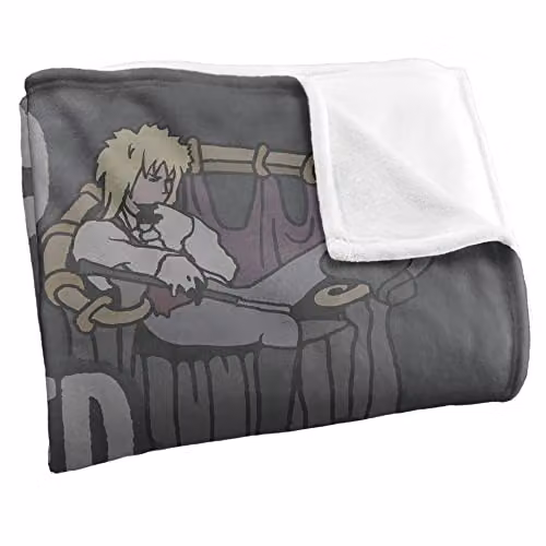 LOGOVISION Jim Henson Labyrinth Bad Never Looked This Good Super Soft Silky Touch Throw Blanket in White, W/D/H: 152 x 127 cm – 2