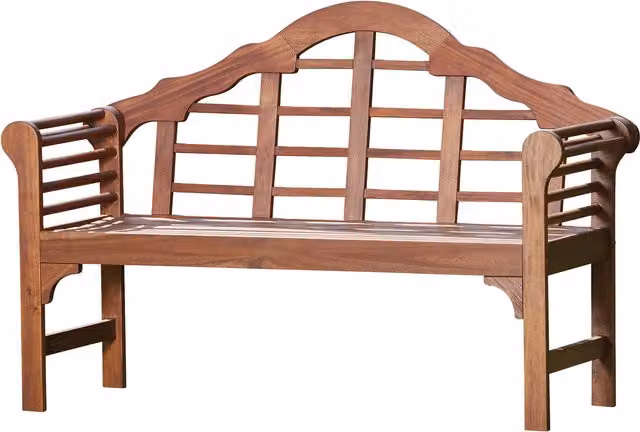 Garden Gear Acacia Lutyens Bench in Brown