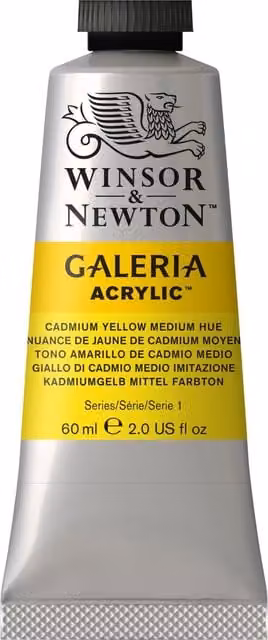 Winsor and Newton Galeria Acrylic Paint in Medium Yellow