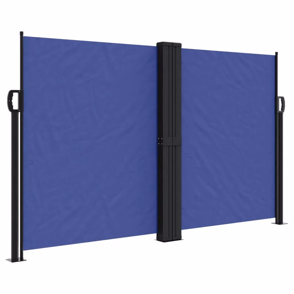 Berkfield Home Retractable Single Side Awning in Blue, W/D/H: 1200 x 140 x 140 cm – 2