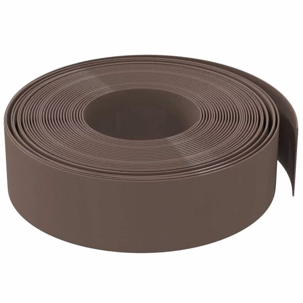 Berkfield Home Durable Polyethylene Garden Edgings, Brown, 5 x 2 m (Total Length: 10 m, Height: 15 cm) – 3