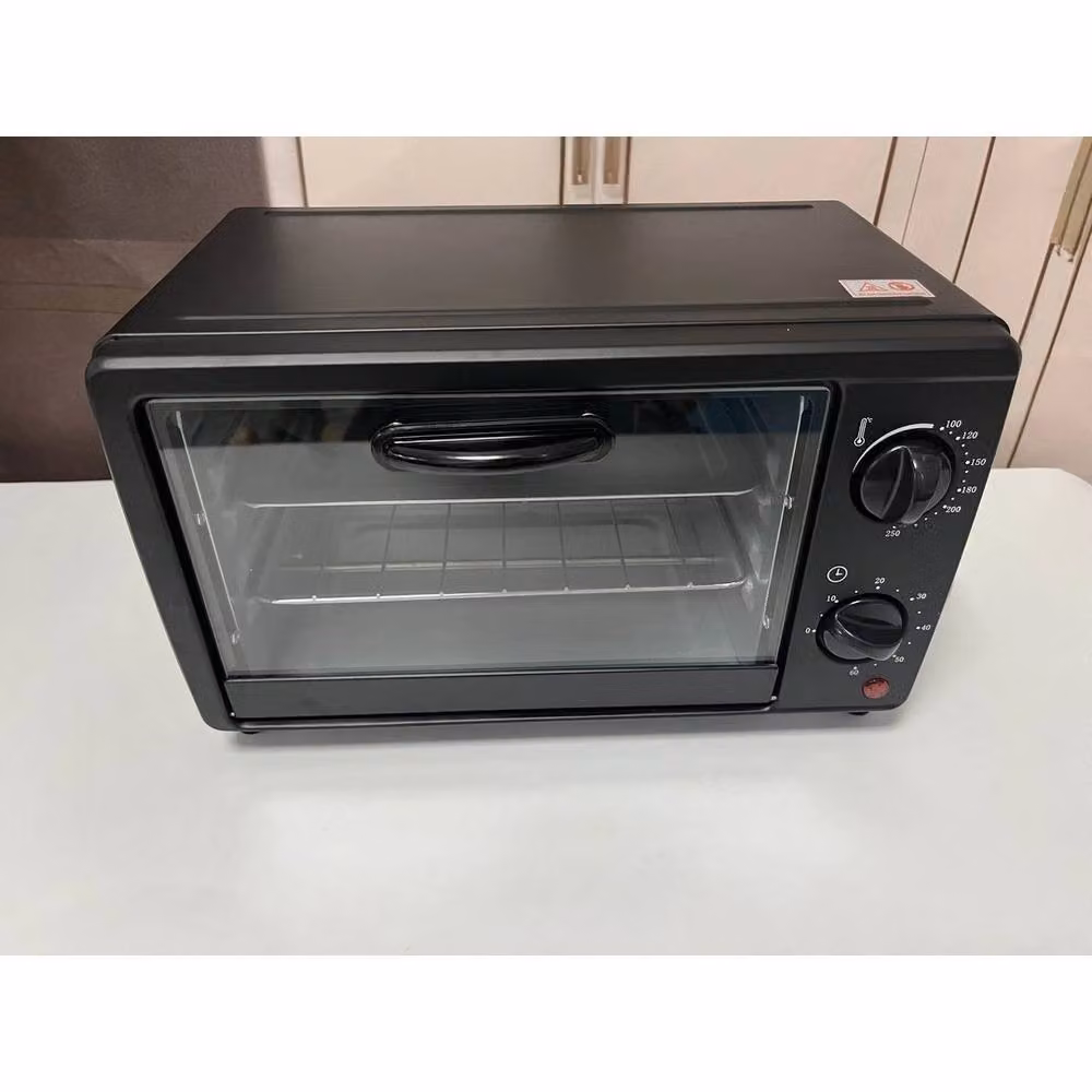 PAWNORA 800W 13L Electric Mini Oven and Grill with Timer in Black – 2
