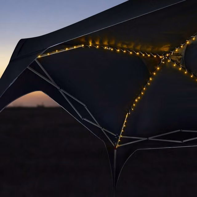 Premier 160 LED Warm White Gazebo String Lights with Timer