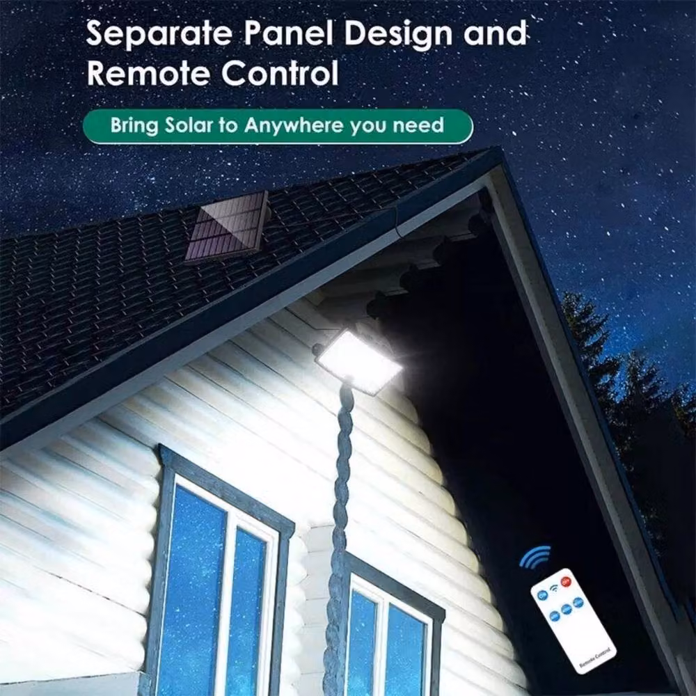 Kelvenix Solar Powered LED Wall Light with PIR Motion and Dusk Sensor in Black – 8