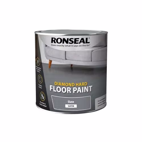Ronseal Diamond Hard Floor Paint, Slate Grey, 2.5 l