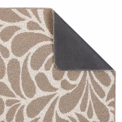 My Mat Sculptured Patterned Raindrop Mink Rug, W: 100 cm, D: 150 cm – 4