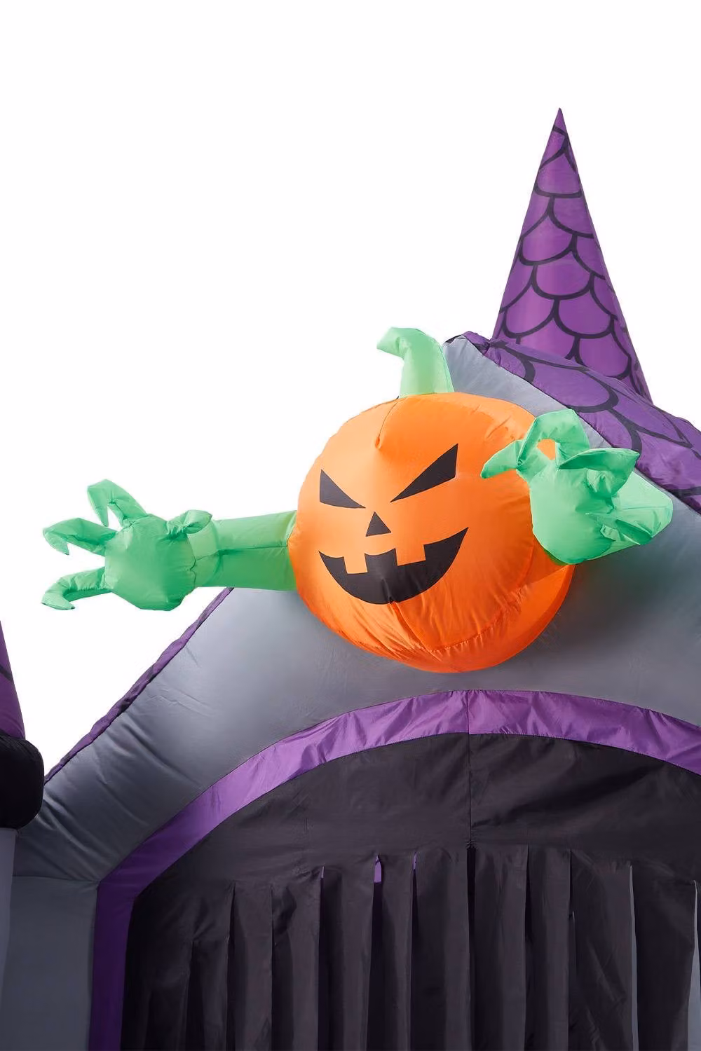 Garden Sanctuary 11ft Halloween Haunted House Castle Inflatable with Built-in LED, Multicolour – 6